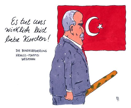 Cartoon: liebe kurden (medium) by Andreas Prüstel tagged türkei,kurden,syrien,kurdengebiete,deutsche,panzer,erdogan,rüstungsindustrie,bundesregierung,cartoon,karikatur,andreas,pruestel,türkei,kurden,syrien,kurdengebiete,deutsche,panzer,erdogan,rüstungsindustrie,bundesregierung,cartoon,karikatur,andreas,pruestel