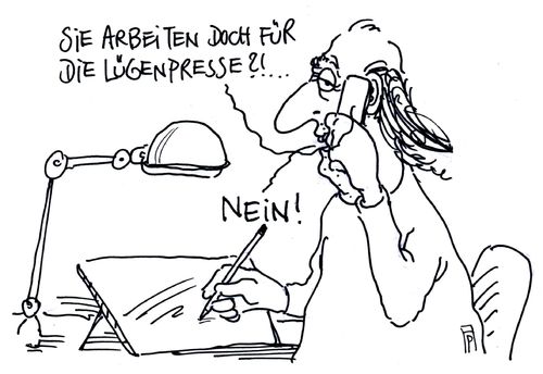 Cartoon: lügenpresse (medium) by Andreas Prüstel tagged lügenpresse,unwort,des,jahres,presse,karikatur,karikaturist,cartoon,lüge,pegida,andreas,pruestel,lügenpresse,unwort,des,jahres,presse,karikatur,karikaturist,cartoon,lüge,pegida,andreas,pruestel