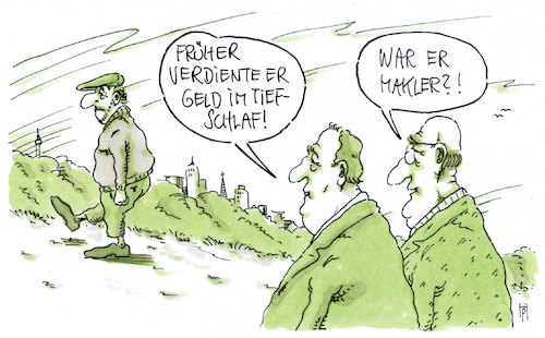 Cartoon: makler (medium) by Andreas Prüstel tagged makler,immobilienkäufer,cartoon,karikatur,andreas,pruestel,makler,immobilienkäufer,cartoon,karikatur,andreas,pruestel