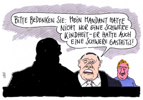 Cartoon: mandant (medium) by Andreas Prüstel tagged justiz,gericht,anwalt,verteidiger,richter,angeklagter,gastritis,cartoon,karikatur,andreas,pruestel,justiz,gericht,anwalt,verteidiger,richter,angeklagter,gastritis,cartoon,karikatur,andreas,pruestel