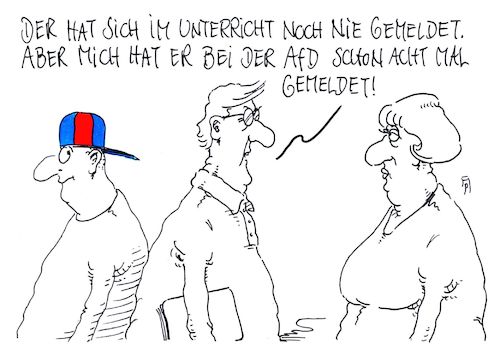 Cartoon: melder (medium) by Andreas Prüstel tagged afd,meldeportal,internet,schule,schüler,lehrer,denunziation,cartoon,karikatur,andreas,pruestel,afd,meldeportal,internet,schule,schüler,lehrer,denunziation,cartoon,karikatur,andreas,pruestel