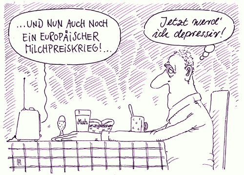 Cartoon: milchpreis (medium) by Andreas Prüstel tagged milch,landwirte,bauern,milchbauern,milchproduktion,milchpreis,eu,europa,depression,cartoon,karikatur,andreas,pruestel,milch,landwirte,bauern,milchbauern,milchproduktion,milchpreis,eu,europa,depression,cartoon,karikatur,andreas,pruestel