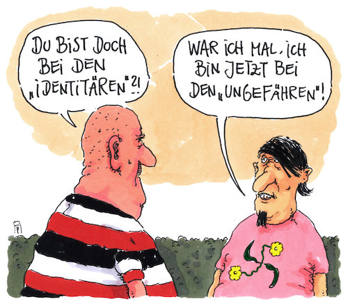 Cartoon: mitglied (medium) by Andreas Prüstel tagged identitäre,jugendbewegung,nationalismus,rechtsradikalismus,traditionalismus,cartoon,karikatur,andreas,pruestel,identitäre,jugendbewegung,nationalismus,rechtsradikalismus,traditionalismus,cartoon,karikatur,andreas,pruestel