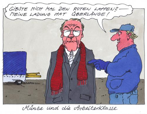 Cartoon: münte und co. (medium) by Andreas Prüstel tagged münte,proletariat,spd,cartoon,cartoons,franz müntefering,politiker,proletariat,spd,partei,parteien,laden,überlänge,arbeit,job,arbeiterklasse,franz,müntefering