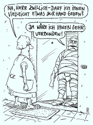 Cartoon: nachbarschaftshilfe (medium) by Andreas Prüstel tagged nachbarn,nachbar,nachbarin,hilfe,hilfsbereitschaft,verband,verbunden,binden,verletzung,cartoon,karikatur,andreas,pruestel,nachbarn,nachbar,nachbarin,hilfe,hilfsbereitschaft,verband,verbunden,binden,verletzung,cartoon,karikatur,andreas,pruestel