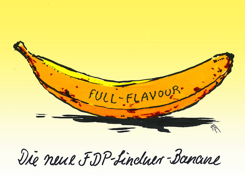 Cartoon: neuer liberalismus (medium) by Andreas Prüstel tagged fdp,lindner,full,flavour,liberalismus,banane,cartoon,karikatur,andreas,pruestel,fdp,lindner,full,flavour,liberalismus,banane,cartoon,karikatur,andreas,pruestel