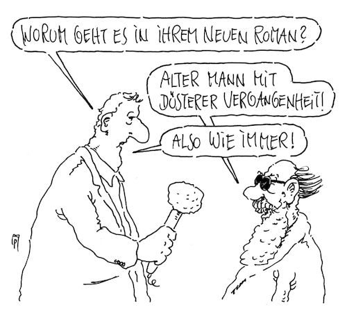 Cartoon: neuer roman (medium) by Andreas Prüstel tagged schriftsteller,autor,roman,cartoon,karikatur,andreas,pruestel,schriftsteller,autor,roman,cartoon,karikatur,andreas,pruestel