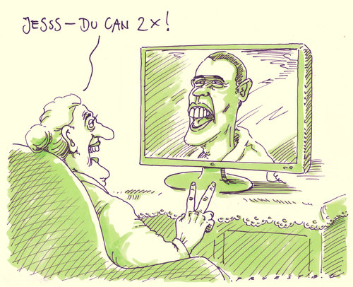 Cartoon: obama (medium) by Andreas Prüstel tagged brack,obama,präsidentschaftswahlen,usa,wahlsiegwiederwahl,brack,obama,präsidentschaftswahlen,usa,wahlsiegwiederwahl
