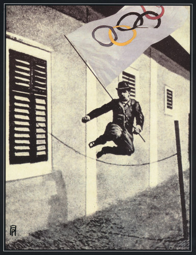 Cartoon: olympisch (medium) by Andreas Prüstel tagged olympia,olympisch,olympische,spiele,collage,andreas,pruestel,olympia,olympisch,olympische,spiele,collage,andreas,pruestel