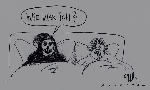 Cartoon: o.t. (medium) by Andreas Prüstel tagged tod