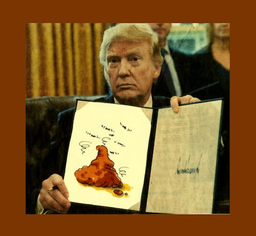 Cartoon: o.t. (medium) by Andreas Prüstel tagged trump,cartoon,collage,andreas,pruestel