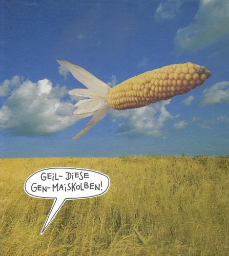 Cartoon: o.t. (medium) by Andreas Prüstel tagged genmanipulation,mais