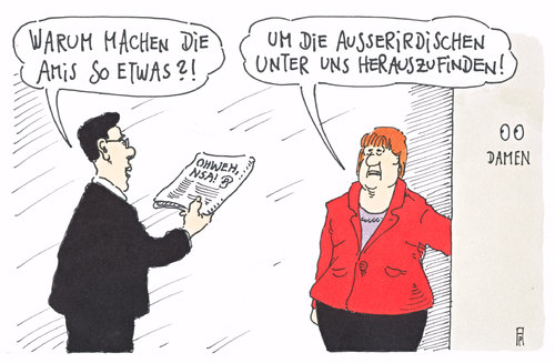 Cartoon: oweh nsa (medium) by Andreas Prüstel tagged nsa,geheimdienst,usa,datenspionage,abhörung,verwanzung,deutschland,eu,angela,merkel,bundeskanzlerin,philipp,rösler,wirtschaftsminister,fdp,cartoon,karikatur,andreas,pruestel,nsa,geheimdienst,usa,datenspionage,abhörung,verwanzung,deutschland,eu,angela,merkel,bundeskanzlerin,philipp,rösler,wirtschaftsminister,fdp,cartoon,karikatur,andreas,pruestel