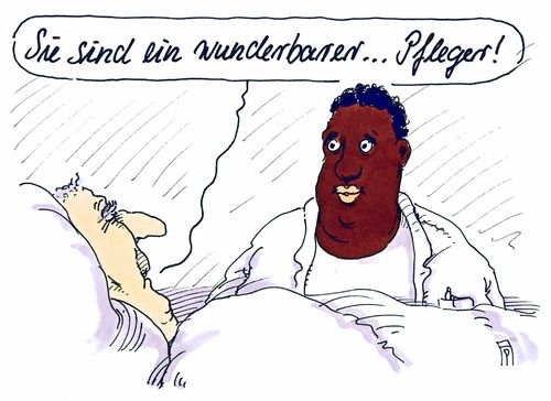 Cartoon: pfleger (medium) by Andreas Prüstel tagged pfleger,neger,pflege,joachim,herrmann,bayrischer,innenminister,roberto,blanco,cartoon,karikatur,andreas,pruestel,pfleger,neger,pflege,joachim,herrmann,bayrischer,innenminister,roberto,blanco,cartoon,karikatur,andreas,pruestel