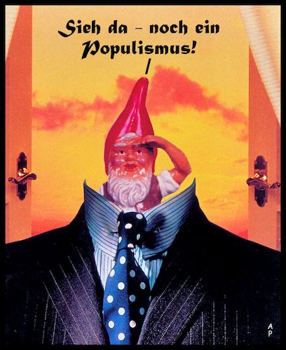 Cartoon: popu (medium) by Andreas Prüstel tagged populismus,populismen,deutschland,cartoon,collage,andreas,pruestel,populismus,populismen,deutschland,cartoon,collage,andreas,pruestel