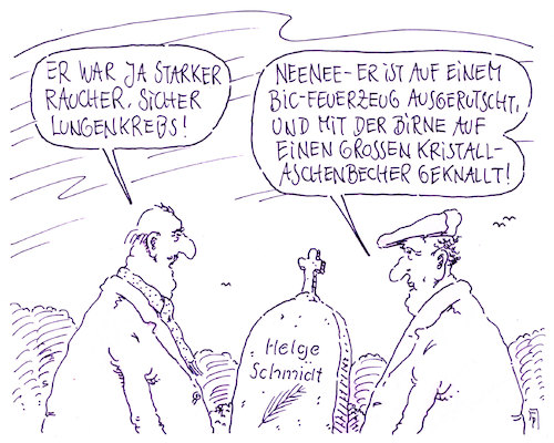 Cartoon: rauchertod (medium) by Andreas Prüstel tagged raucher,tod,lungenkrebs,grab,friedhof,cartoon,karikatur,andreas,pruestel,raucher,tod,lungenkrebs,grab,friedhof,cartoon,karikatur,andreas,pruestel