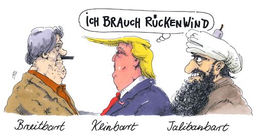 Cartoon: rückenwind (medium) by Andreas Prüstel tagged usa,trump,bedeutungsverlust,innenpolitik,außenpolitik,afghanistan,militärpräsenz,gegenwind,steve,bannon,breitbart,taliban,cartoon,karikatur,andreas,pruestel,usa,trump,bedeutungsverlust,innenpolitik,außenpolitik,afghanistan,militärpräsenz,gegenwind,steve,bannon,breitbart,taliban,cartoon,karikatur,andreas,pruestel