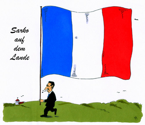 Cartoon: sarkozy (medium) by Andreas Prüstel tagged frankreich,departementswahlen,sarkozy,sarko,cartoon,karikatur,andreas,pruestel,frankreich,departementswahlen,sarkozy,sarko,cartoon,karikatur,andreas,pruestel