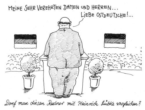 Cartoon: sauerland ist überall (medium) by Andreas Prüstel tagged präsidentenrücktritt,lübke,lübke,rücktritt