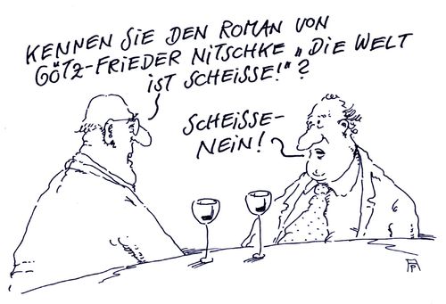 Cartoon: scheiße (medium) by Andreas Prüstel tagged schriftsteller,autor,literatur,roman,scheiße,weltzustand,pruestel,andreas,karikatur,cartoon,lesen,philosphie,pessimismus,weltzustand,scheiße,roman,literatur,autor,schriftsteller,pessimismus,philosphie,lesen,cartoon,karikatur,andreas,pruestel