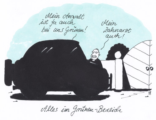 Cartoon: schön grün (medium) by Andreas Prüstel tagged prüstel,andreas,karikatur,cartoon,pastor,spritfresser,jeep,anwälte,zahnärzte,umweltpartei,grünen,die,die,grünen,umweltpartei,zahnärzte,anwälte,jeep,spritfresser,pastor,cartoon,karikatur,andreas,prüstel