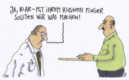 Cartoon: schönheitschirurg (medium) by Andreas Prüstel tagged medizin,chirurgie,schönheitschirurgie,finger,cartoon,karikatur,andreas,pruestel,medizin,chirurgie,schönheitschirurgie,finger,cartoon,karikatur,andreas,pruestel