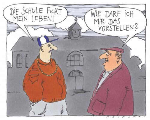 Cartoon: schulproblem (medium) by Andreas Prüstel tagged bildung,jugend,jugend,cool,coolness,gesellschaft,ghettokids,hiphop,identität,jugendkultur,jugendliche,jugendsprache,jugendszene,kids,kultur,persönlichkeit,pubertät,rap,teenies,szene,ausweglosigkeit,umgangssprache,slang,perspektive,zukunft,chancen,schulprobleme,lernen,bildung,abschluss,ausbildung,ausbildungsplatz,auszubildender,azubi,bildungschancen,bildungsstätte,erziehung,pädagogik,schule,schüler,sprache,unterricht,wissen,zensuren,zeugnis