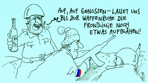 Cartoon: separatisten (medium) by Andreas Prüstel tagged ostukraine,separatisten,treffen,minsk,waffenstillstand,russland,ukraine,krieg,konflikt,donbass,frontlinie,cartoon,karikatur,andreas,pruestel,ostukraine,separatisten,treffen,minsk,waffenstillstand,russland,ukraine,krieg,konflikt,donbass,frontlinie,cartoon,karikatur,andreas,pruestel