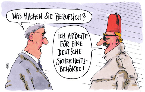 Cartoon: sicherheitsbehörde (medium) by Andreas Prüstel tagged zwanzig,hamburg,journalisten,akkreditierung,schwarze,liste,sicherheitsbedenken,auländische,geheimdienste,türkei,cartoon,karikatur,andreas,pruestel,zwanzig,hamburg,journalisten,akkreditierung,schwarze,liste,sicherheitsbedenken,auländische,geheimdienste,türkei,cartoon,karikatur,andreas,pruestel