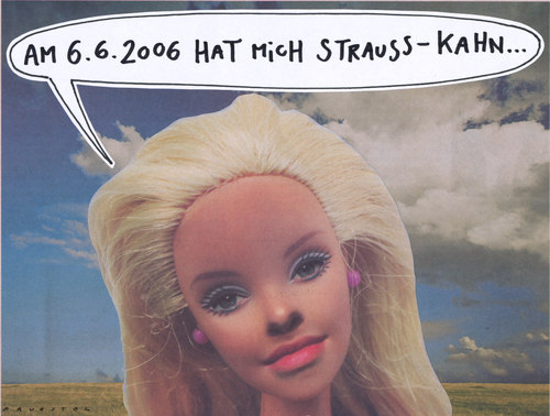 Cartoon: SK und B (medium) by Andreas Prüstel tagged sexsucht,barbie,straußkahn