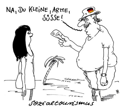 Cartoon: sozialtourismus (medium) by Andreas Prüstel tagged unwort,des,jahres,sozialtourismus,sextourismus,dritte,welt,pädophilie,cartoon,karikatur,andreas,pruestel,unwort,des,jahres,sozialtourismus,sextourismus,dritte,welt,pädophilie,cartoon,karikatur,andreas,pruestel