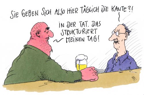 Cartoon: struktur (medium) by Andreas Prüstel tagged kneipe,alkohol,suff,tagesstruktur,cartoon,karikatur,andreas,pruestel,kneipe,alkohol,suff,tagesstruktur,cartoon,karikatur,andreas,pruestel