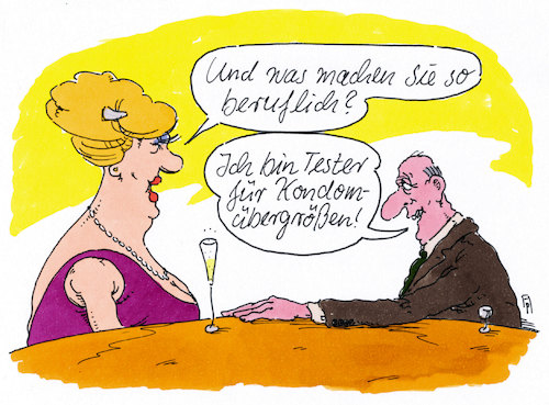 Cartoon: tester (medium) by Andreas Prüstel tagged singels,date,beruf,kondomtester,anmache,cartoon,karikatur,andreas,pruestel,singels,date,beruf,kondomtester,anmache,cartoon,karikatur,andreas,pruestel