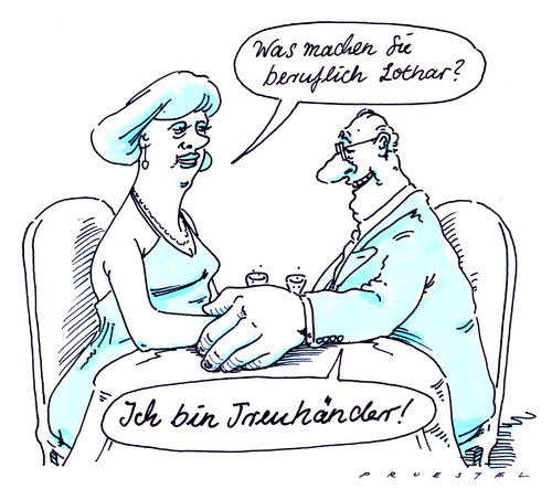 Cartoon: treuhand (medium) by Andreas Prüstel tagged treuhänder,treu,treuhand,date,treuhand,date,treuhänder,liebe