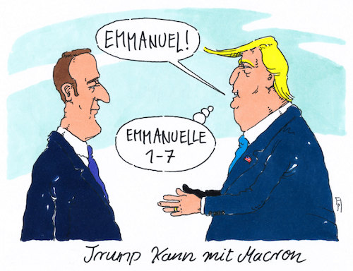 trump-macron