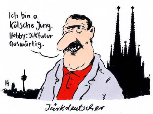 Cartoon: türkdeutscher (medium) by Andreas Prüstel tagged türkei,deutschland,referendum,erdogan,deutschtürken,köln,kölsche,jung,diktatur,hobby,cartoon,karikatur,andreas,pruestel,türkei,deutschland,referendum,erdogan,deutschtürken,köln,kölsche,jung,diktatur,hobby,cartoon,karikatur,andreas,pruestel