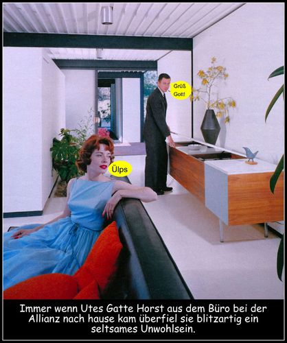 Cartoon: übel (medium) by Andreas Prüstel tagged ehe,hausfrau,gatte,gattin,allianz,versicherung,bürojob,übelkeit,cartoon,collage,andreas,pruestel,ehe,hausfrau,gatte,gattin,allianz,versicherung,bürojob,übelkeit,cartoon,collage,andreas,pruestel