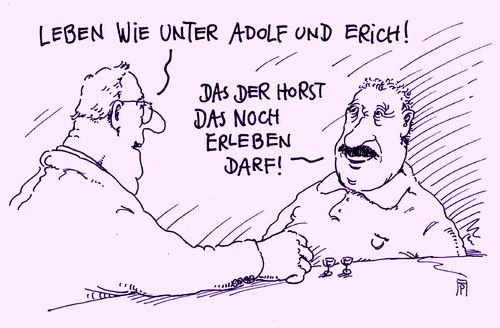 Cartoon: unrechtsstaat (medium) by Andreas Prüstel tagged horst,seehofer,csu,flüchtlingspolitik,unrechtsstaat,ddr,faschismus,diktaturen,erich,honecker,adolf,hitler,cartoon,karikatur,andreas,pruestel,horst,seehofer,csu,flüchtlingspolitik,unrechtsstaat,ddr,faschismus,diktaturen,erich,honecker,adolf,hitler,cartoon,karikatur,andreas,pruestel