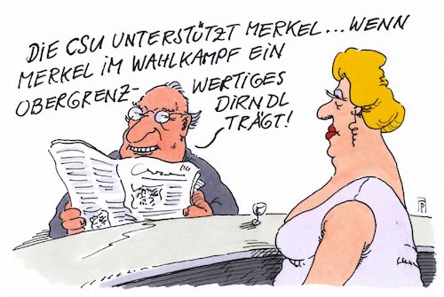 Cartoon: unterstützung (medium) by Andreas Prüstel tagged versöhnungsgipfel,csu,cdu,kanzlerkandidatur,merkel,obergrenze,dirndl,cartoon,karikatur,andreas,pruestel,versöhnungsgipfel,csu,cdu,kanzlerkandidatur,merkel,obergrenze,dirndl,cartoon,karikatur,andreas,pruestel