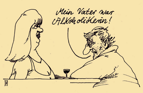 Cartoon: vater (medium) by Andreas Prüstel tagged vater,alkohol,alkoholikerin,suff,besoffen,bar,kneipe,gasthaus,tresen,cartoon,karikatur,andreas,pruestel,vater,alkohol,alkoholikerin,suff,besoffen,bar,kneipe,gasthaus,tresen,cartoon,karikatur,andreas,pruestel