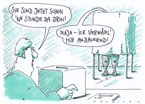 Cartoon: verwahl (medium) by Andreas Prüstel tagged bundestagswahl,wahllokal,wähler,wahlurne,unentschiedenheit,cartoon,karikatur,andreas,pruestel,bundestagswahl,wahllokal,wähler,wahlurne,unentschiedenheit,cartoon,karikatur,andreas,pruestel