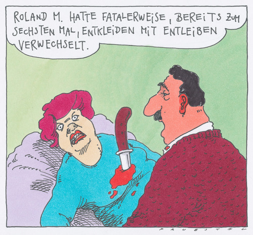 Cartoon: verwechslung (medium) by Andreas Prüstel tagged verbrechen,serienmörder,frauenmörder,mord,verwechslung,verwechslung,mord,frauenmörder,serienmörder,verbrechen,kriminalität