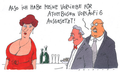 Cartoon: vorliebe (medium) by Andreas Prüstel tagged busen,atombusen,obsession,atompolitik,busen,akw,atomkraft,frauen,brüste,sex,atompolitik