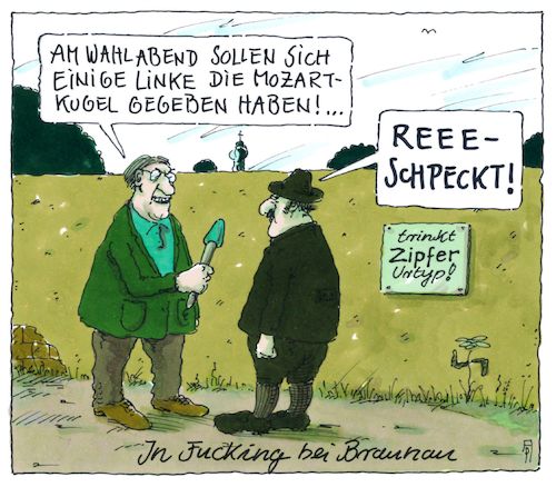 Cartoon: wahlabend (medium) by Andreas Prüstel tagged österreich,nationalratswahl,fpö,övp,spö,rechtsruck,fucking,braunau,mozartkugel,cartoon,karikatur,andreas,pruestel,österreich,nationalratswahl,fpö,övp,spö,rechtsruck,fucking,braunau,mozartkugel,cartoon,karikatur,andreas,pruestel