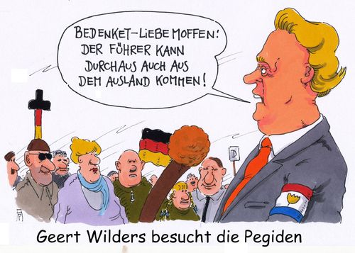 wilders pegida wilders pegida