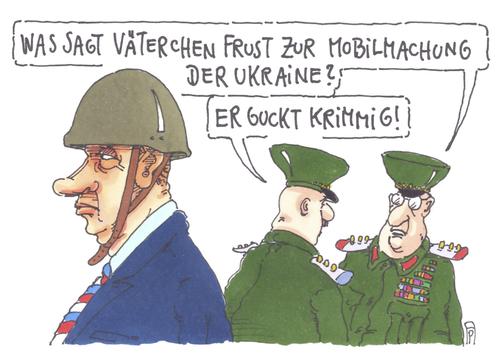 Cartoon: wladimir putin (medium) by Andreas Prüstel tagged russland,ukraine,krimkonflikt,krim,putin,armee,mobilmachung,krieg,cartoon,karikatur,andreas,pruestel,russland,ukraine,krimkonflikt,krim,putin,armee,mobilmachung,krieg,cartoon,karikatur,andreas,pruestel