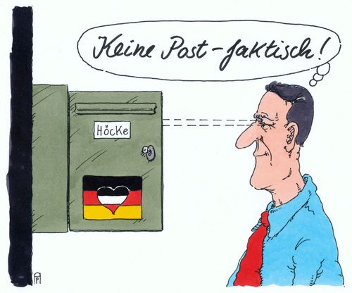 Cartoon: wort des jahres (medium) by Andreas Prüstel tagged postfaktisch,wort,des,jahres,rechtspopulismus,nationalismus,afd,björn,höcke,post,briefkasten,cartoon,karikatur,andreas,pruestel,postfaktisch,wort,des,jahres,rechtspopulismus,nationalismus,afd,björn,höcke,post,briefkasten,cartoon,karikatur,andreas,pruestel