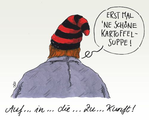 Cartoon: zu kunft (medium) by Andreas Prüstel tagged neue,groko,stagnation,cdu,csu,spd,merkel,kartoffelsuppe,cartoon,karikatur,andreas,pruestel,neue,groko,stagnation,cdu,csu,spd,merkel,kartoffelsuppe,cartoon,karikatur,andreas,pruestel