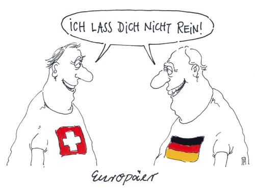 Cartoon: zuwanderungsbeschränkungen (medium) by Andreas Prüstel tagged zuwnderung,einwanderungsbeschränkungen,referendum,schweiz,umfrage,deutschland,zdf,politbarometer,eu,europa,europäer,freizügigkeit,cartoon,karikatur,andreas,pruestel,zuwnderung,einwanderungsbeschränkungen,referendum,schweiz,umfrage,deutschland,zdf,politbarometer,eu,europa,europäer,freizügigkeit,cartoon,karikatur,andreas,pruestel