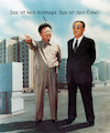 Cartoon: 3 x kim (small) by Andreas Prüstel tagged im,dinasty,nordkorea,rollmps,cartoon,collage,andreas,pruestel